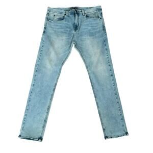 EMPYRE Verge Men 5 Pocket Design High Rise Skinny Blue Jeans Size 36